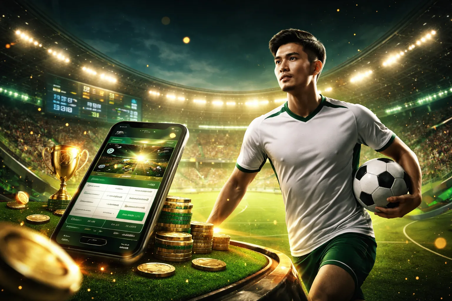 Hình ảnh cá cược thể thao go99.games sôi động